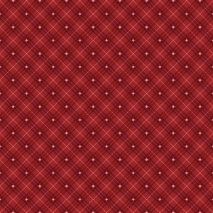 The Whole Country Caboodle: Bias Plaid Basics Red | Henry Glass & Co. | Low Volume Cotton Quilt Blender