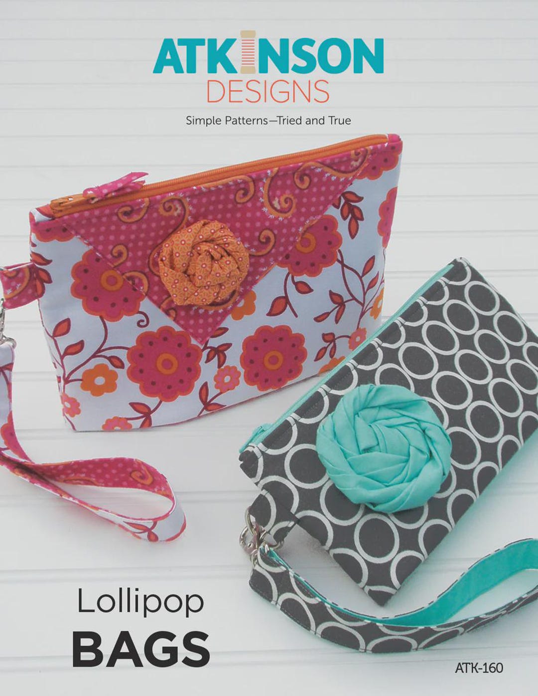 Atkinson Zip Lollipop Bags Pattern | Atkinson Designs Sweet Zip Bags | Easy Fat ...