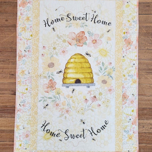 Home Sweet Home Quilt Kit: Panel Magic Pattern, Cotton Fabric