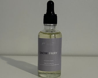Snow Fairy cuticle oil, 50ml dropper bottle, bath bomb scent, cruelty free, nail growth, nail stimulation