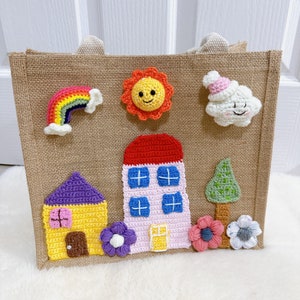 Bibliothekstasche,Einkaufstasche,Amigurumi Tasche,gehäkelte Tasche,Amigurumi Tasche,gehäkelte Tasche,Handgemacht,Basteltasche,gehäkelte Tasche,Mädchen Tasche