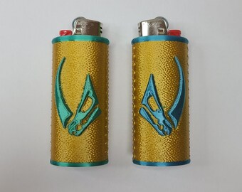 Bic lighter case, Mandalorian lighter case, Mudhorn lighter case, Star Wars gift, 3d printed, Custom lighter case