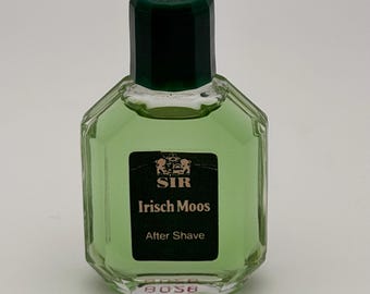 Vintage Irish Moos After Shave Miniature Bottle