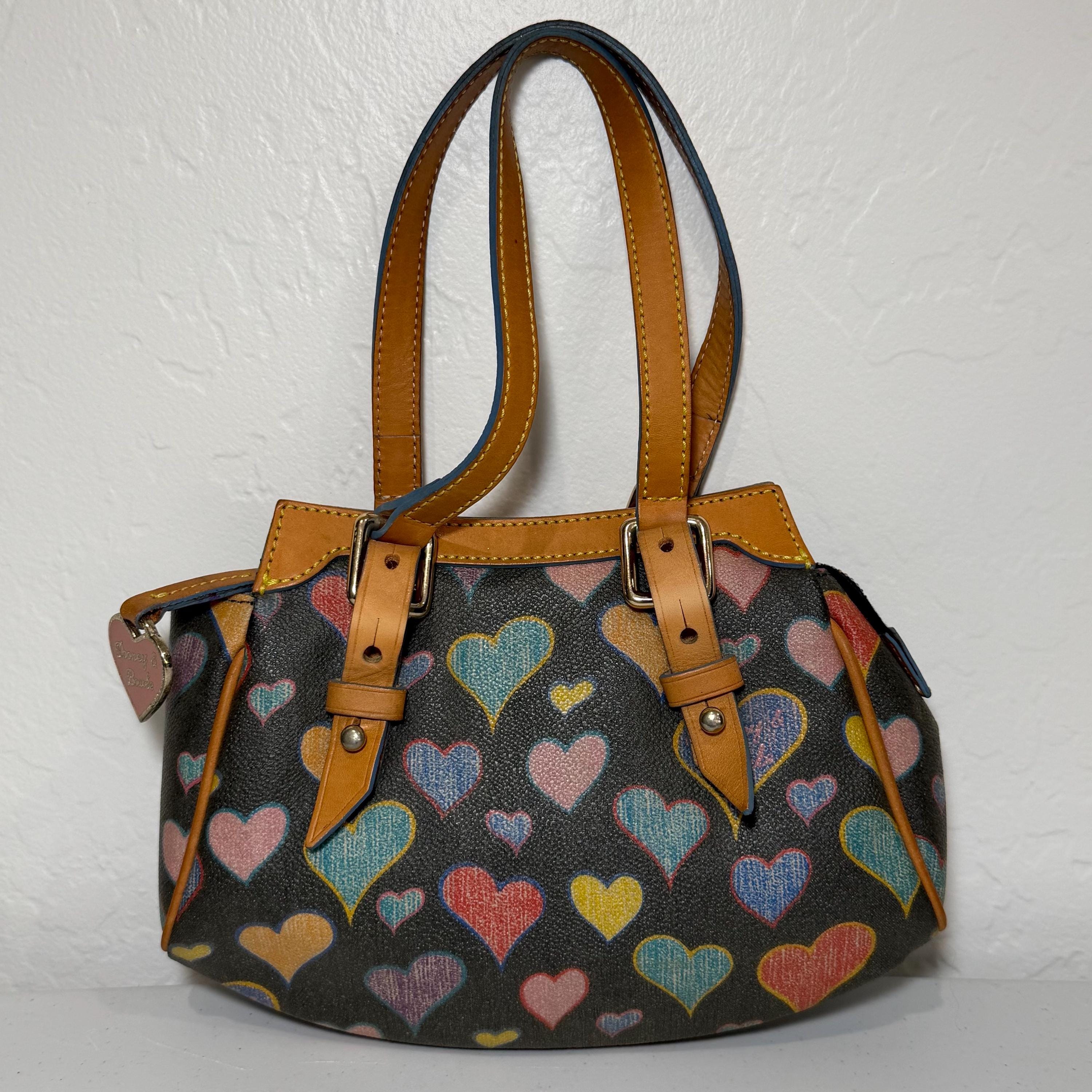 Rare vintage dooney & Bourke rainbow heart collection mini backpack VINTAGE D&B “rainbow hearts” mini backpack $100.00 | Used  main image 3