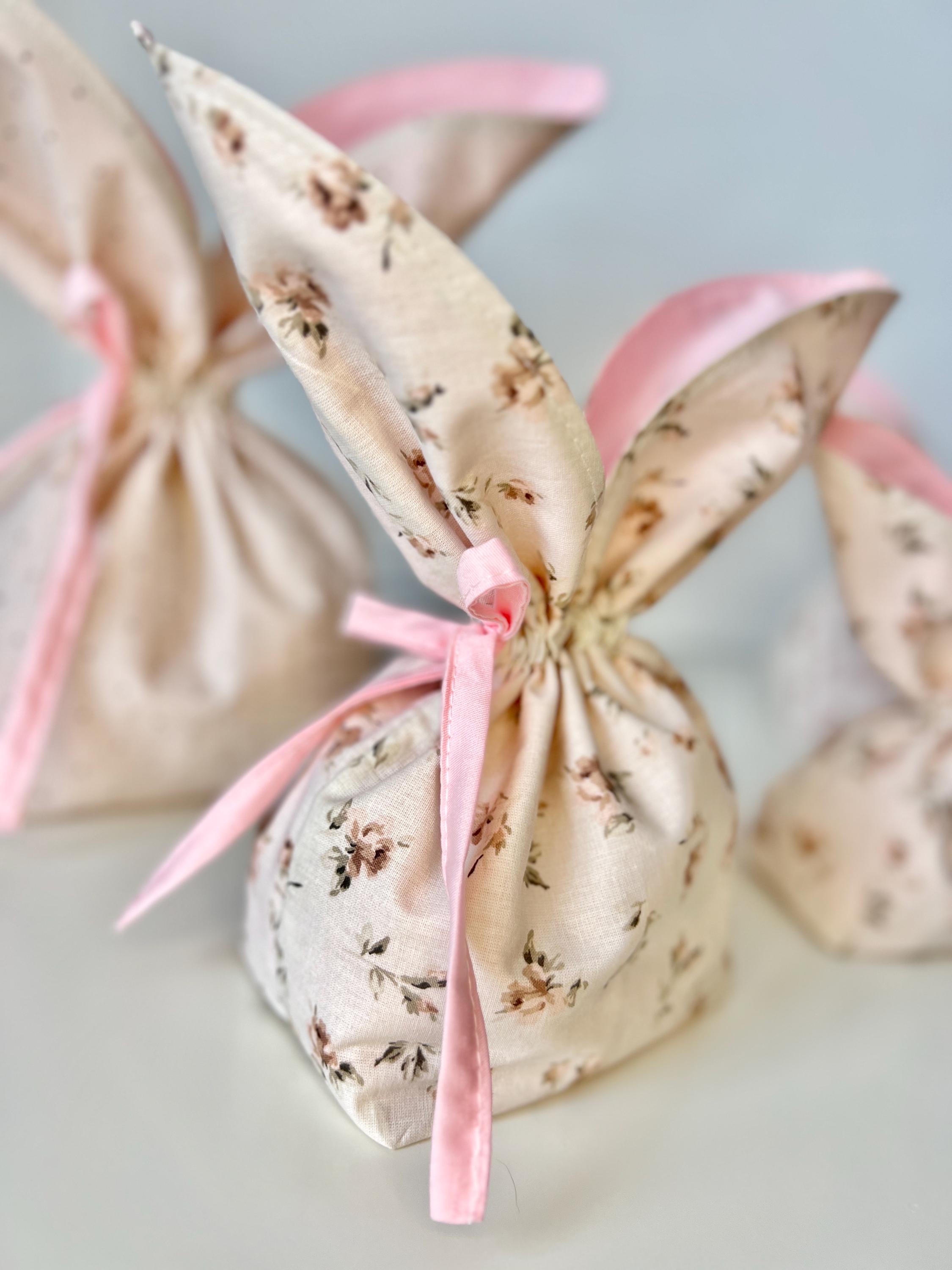 Easter Bunny Sewing Pattern - 4 Sizes Ear Treat Bags Pattern, Fabric ...