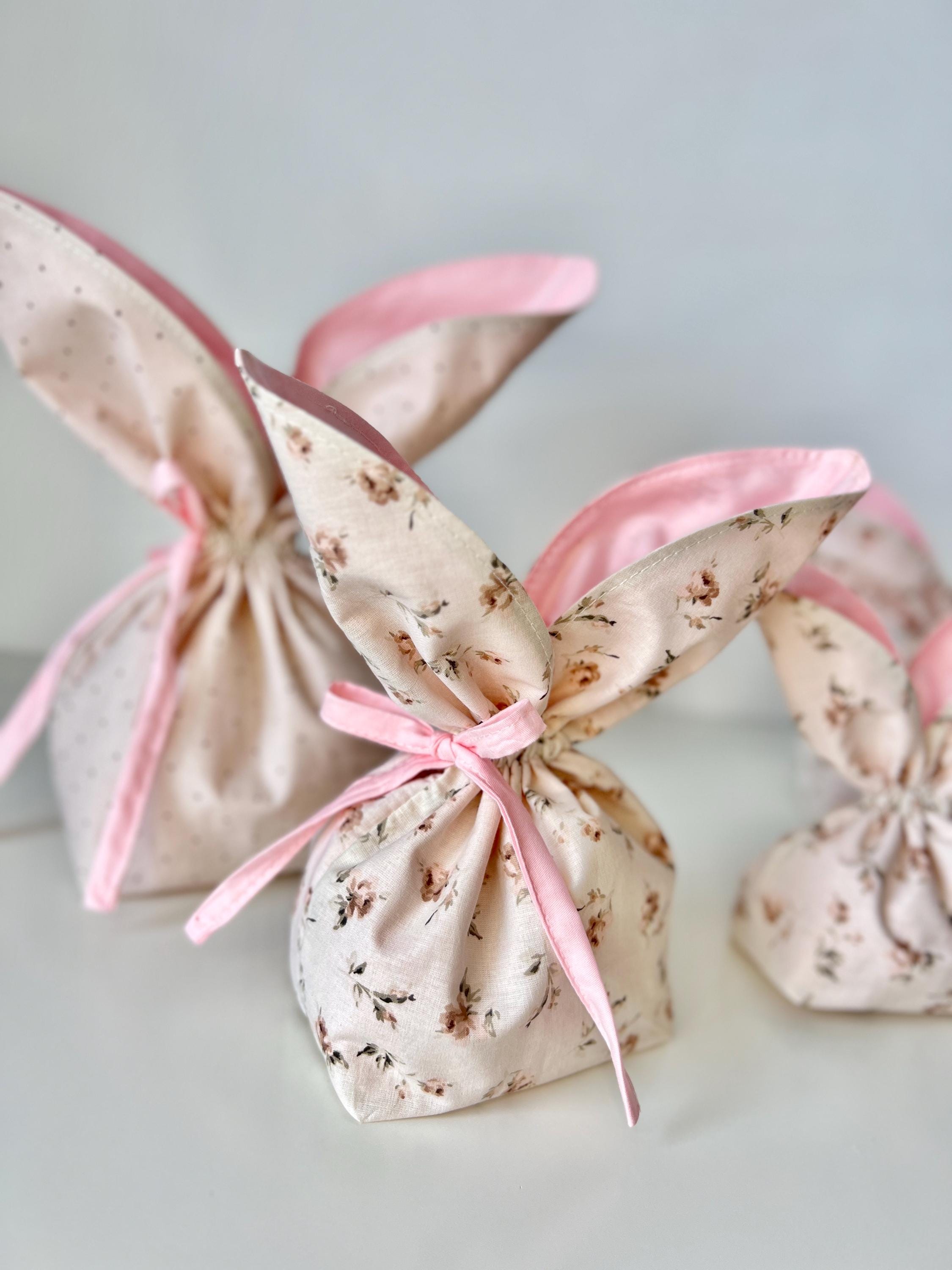 Easter Bunny Sewing Pattern - 4 Sizes Ear Treat Bags Pattern, Fabric ...