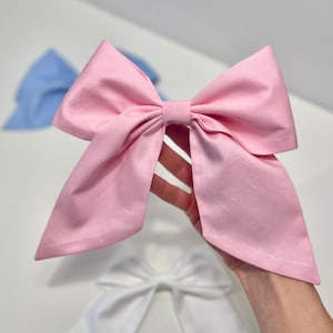Fabric Bows Sewing Pattern PDF, 3 size Hair Bow Pattern, Baby Bow Pattern, Adjustable Fabric Bows, DIY Accessories Sewing Pattern