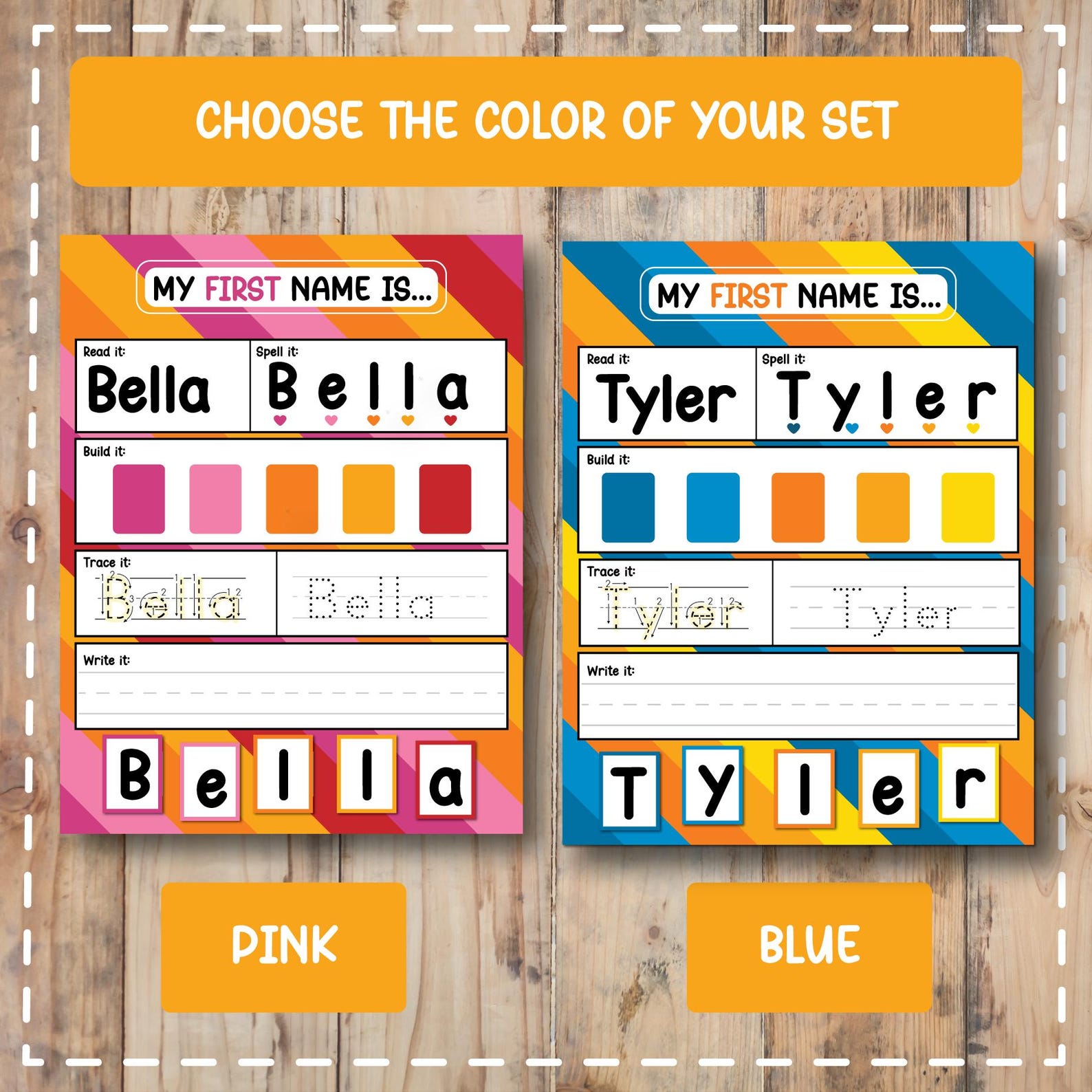 Custom Name Learning Page – Personalized Preschool Name Practice | PDF ...
