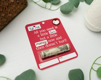 Gift Valentine Money Holder Valentine Money Card Gift Valentine Teen Gift Valentine Parents Valentine for Students Bulk Valentines