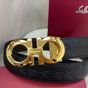 Authentic REVERSIBLE belt Salvatore Gamo Handcrafted Genuine Leather Belt