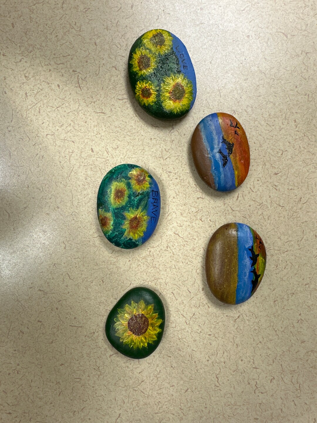 Hand Painted Rocks. Personalize It With a Name or Sentimental Word! - Etsy