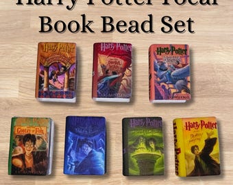 HP Book Lover Focal Beads: 3D Silicone Books Set