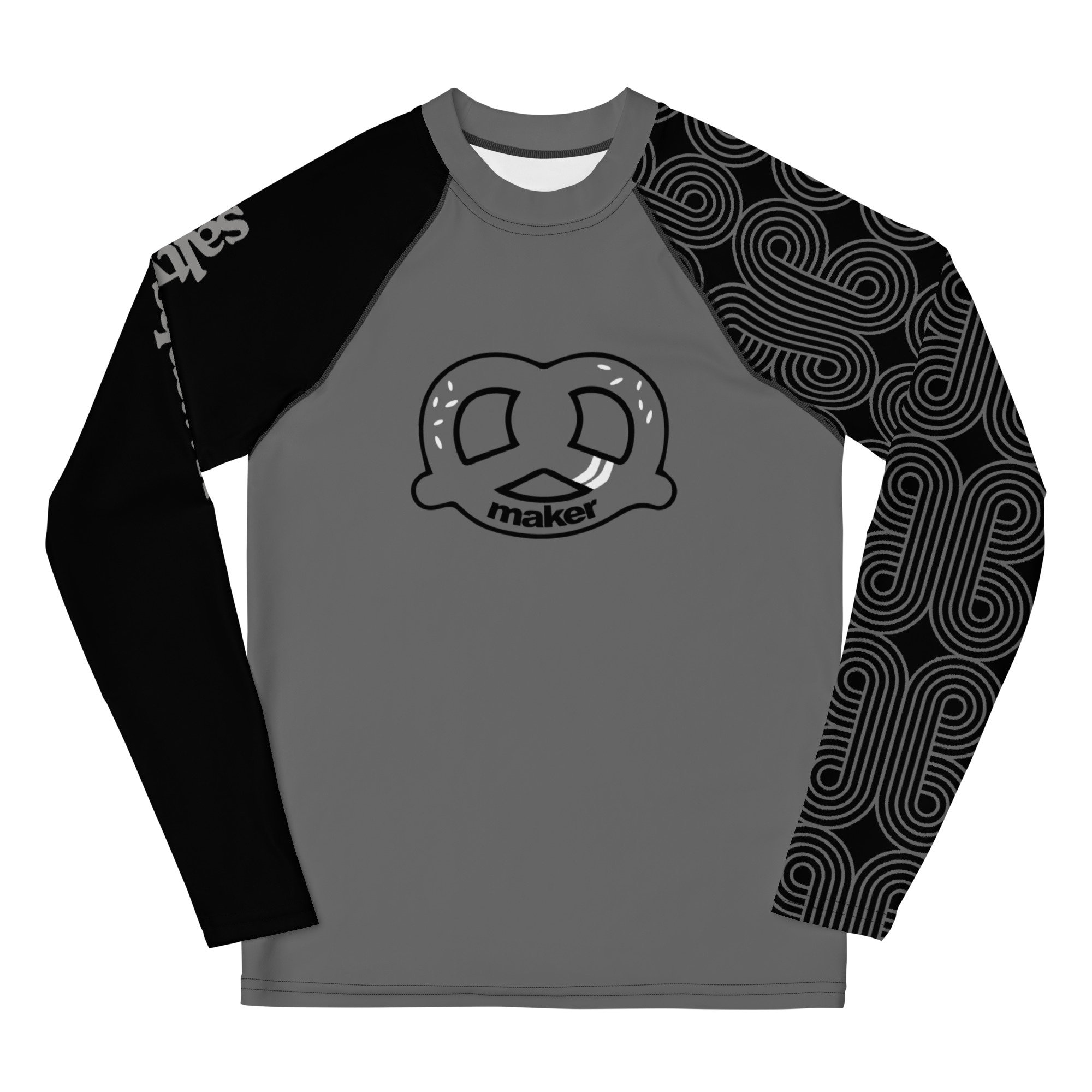 Youth Rash Guard, Pretzel Maker Youth Rash Guard, Fun Rash Guard, Kid ...