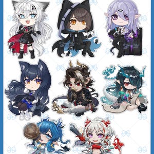 Arknights Charms - 2.5in Double-Sided Acrylic Keychains