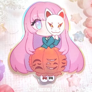 Touhou Hata no Kokoro 3in Spot-Holo Sticker