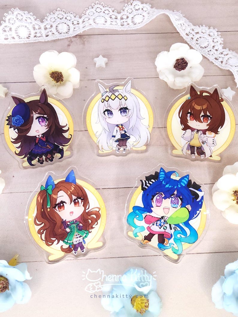 Umamusume 1.75 inch Acrylic Pins image 3