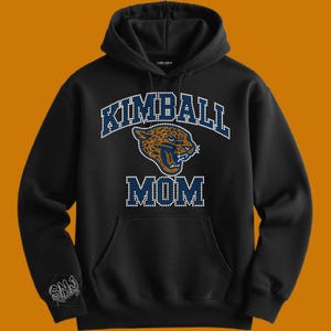 Custom Rhinestone Hoodie - School Spirit Bling