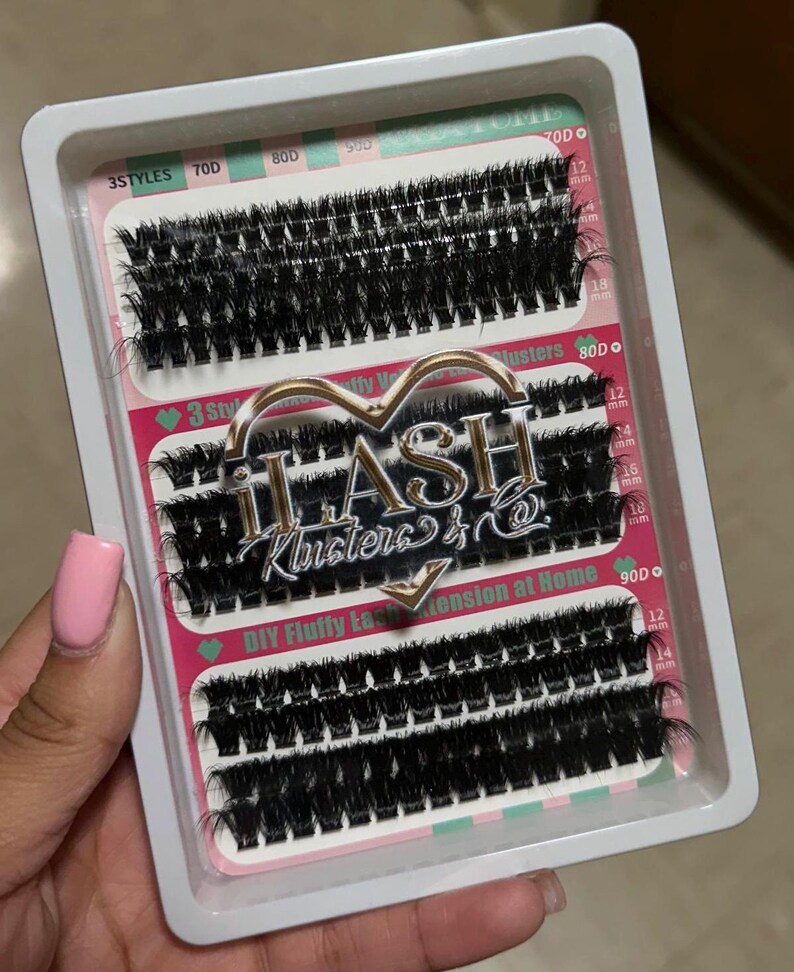 Klusters String Luxury Lash Klusters With Bond, Seal, Tweezers, Remover - Etsy