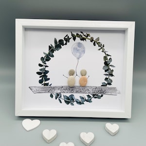 Personalisiertes Geschenk Silberhochzeit | einzigartiges Wandbild silberne Hochzeit | personalisiertes Geschenk Silberhochzeit | 25. Jahre