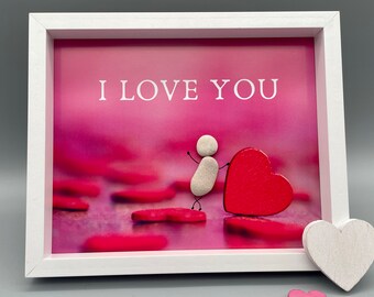 Decorazione murale unica | Amore murale personalizzato | Regalo di San Valentino | Regalo per l'anniversario di matrimonio | Prova d'amore, fidanzamento