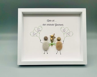 Personalisiertes Geschenk Petersilienhochzeit | Custom Wandbild Petersilienhochzeit | einzigartiges Geschenk 12,5 Jahre Ehe | Liebe ist …