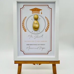 Personalized graduation gift idea | Handmade graduation stone picture | Unique one-of-a-kind piece for bachelor&#39;s, master&#39;s, or doctorate degrees