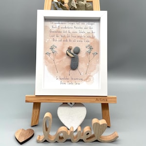 Birth gift neutral aunt | Gift birth uncle mural | Gift birth stone picture | Gift pregnancy