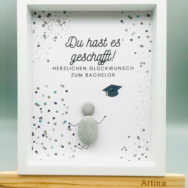 Einzigartiges Geschenk Bachelor/Master | Custom Wanddeko Bachelor | Geschenk zum Abschluss | personalisierteres Geschenk Bachelor/Master