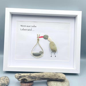 Unique birth gift | Custom birth mural | Birth gift | Birth gift stone picture | Pregnancy gift