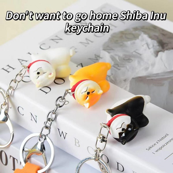 Adorable Shiba Inu Keychain Charm