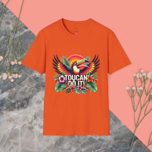 Unisex Softstyle Tukan Do It Vintage T-Shirt Tropischer Tukan Designer Licht Fit Komfort Farben Hochwertiges Casual Outdoor Wear Shirt Tee