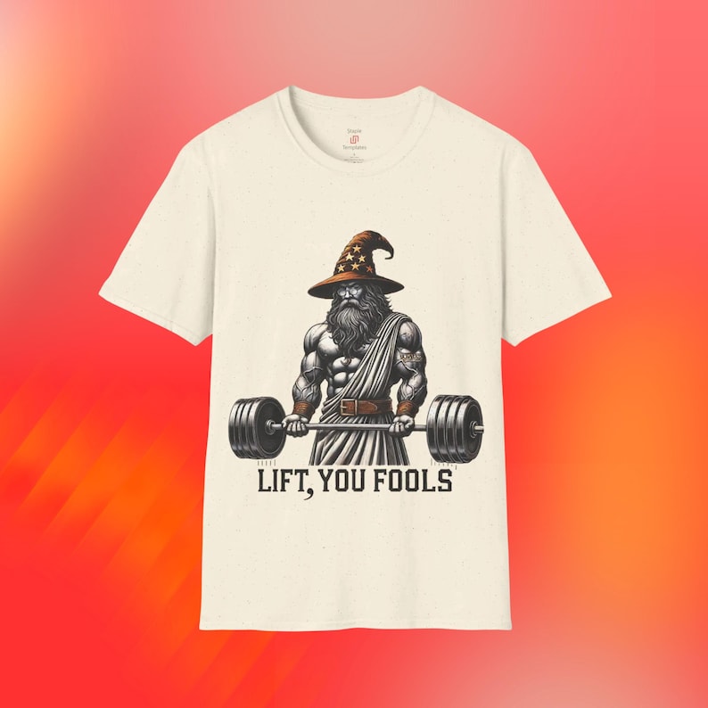 Unisex Softstyle Lift you Fools Vintage T-shirt Gandalf Designer Light Fit Comfort Colors Durable High Quality Casual Outdoor Wear Shirt Tee