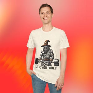 Unisex Softstyle Lift you Fools Vintage T-shirt Gandalf Designer Light Fit Comfort Colors Durable High Quality Casual Outdoor Wear Shirt Tee