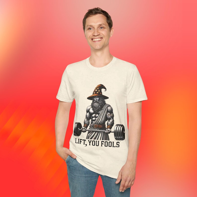 Unisex Softstyle Lift you Fools Vintage T-shirt Gandalf Designer Light Fit Comfort Colors Durable High Quality Casual Outdoor Wear Shirt Tee