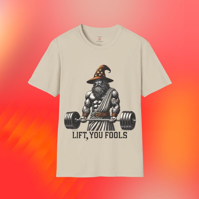 Unisex Softstyle Lift you Fools Vintage T-shirt Gandalf Designer Light Fit Comfort Colors Durable High Quality Casual Outdoor Wear Shirt Tee