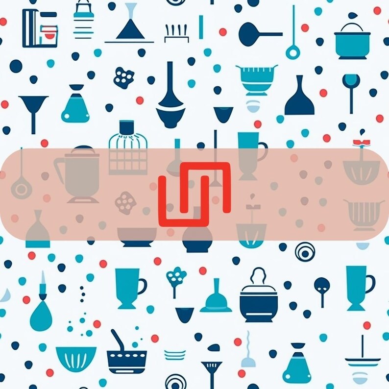 10 Seamless Iconography Digital Transfer Paper, Adjustable Repeating ...