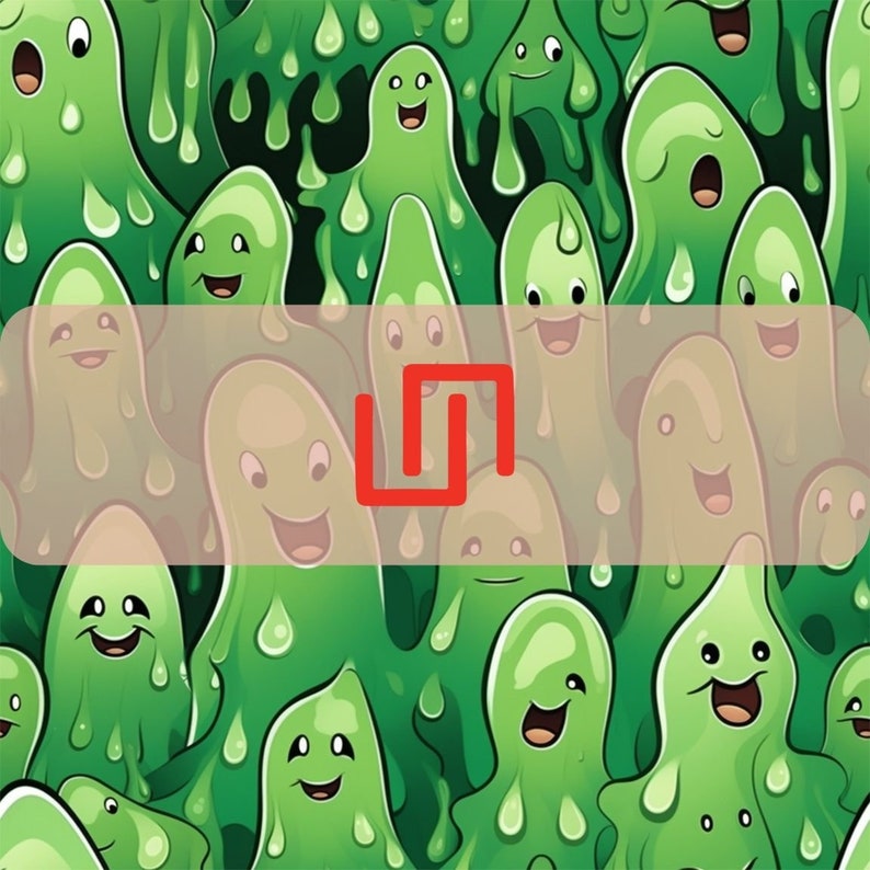Slime Rant Layout Template 10 Seamless Slime Digital Transfer Paper, Adjustable Repeating Print ...