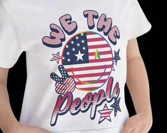 We The People American Flag LGBTQ Pride T-Shirt