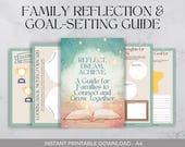 Family Reflection & Goal-Setting Guide | New Year Planner for Families
