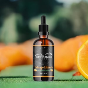 Real Orange Bitters Mixology Bottle