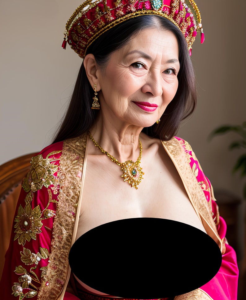 Erotic Granny Eurasian Photography: Illustrations of Mature Women Over 70 Years Old Nude Women