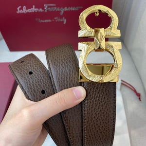 Authentic REVERSIBLE belt Salvatore Gamo Handcrafted Genuine Leather Belt