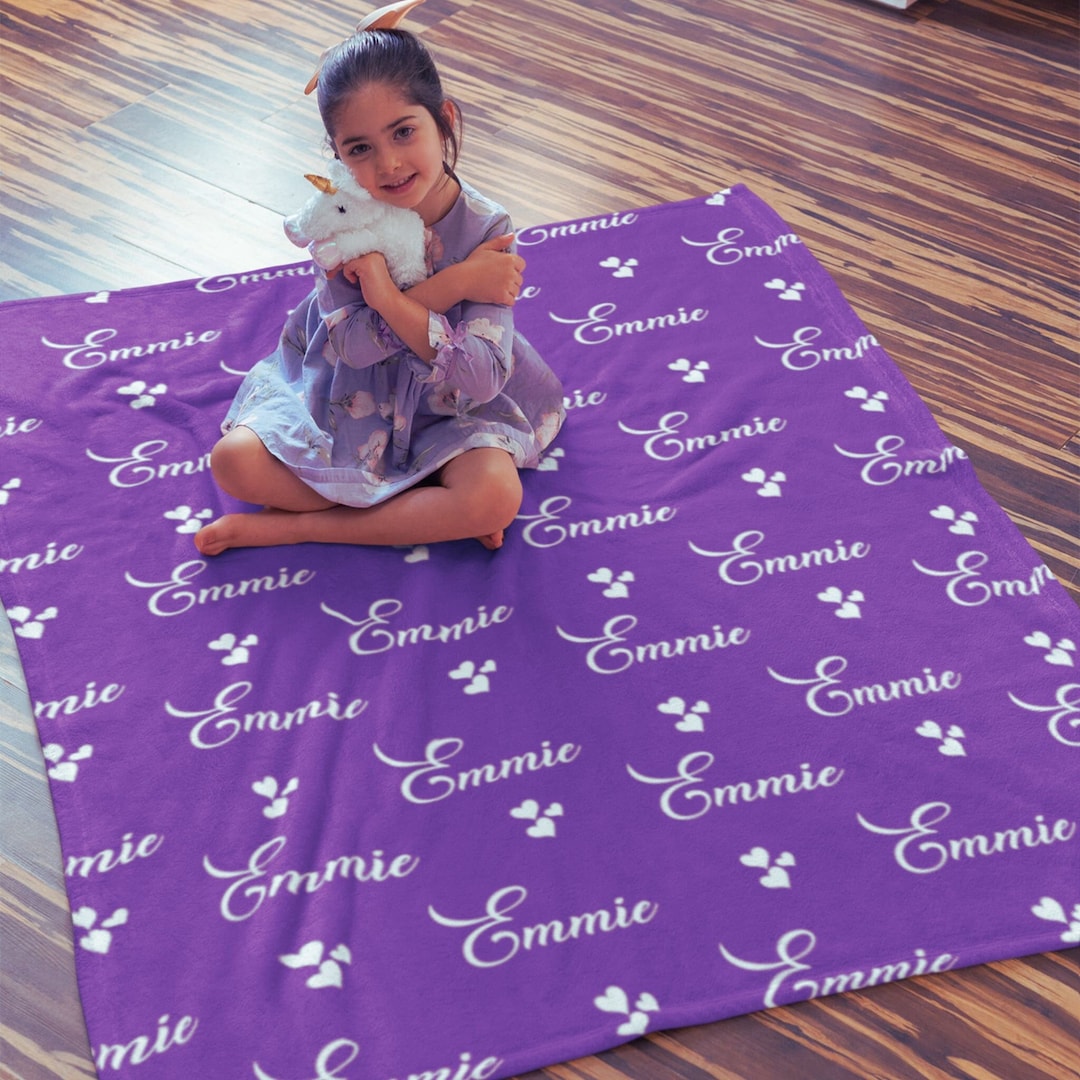 Personalized Name Blanket, Kids Blanket, Baby Name Blanket, Great Gift
