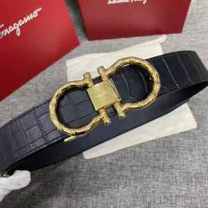 Authentic REVERSIBLE belt Salvatore Gamo Handcrafted Genuine Leather Belt