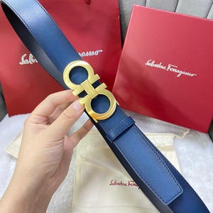 Authentic REVERSIBLE belt Salvatore Gamo Handcrafted Genuine Leather Belt