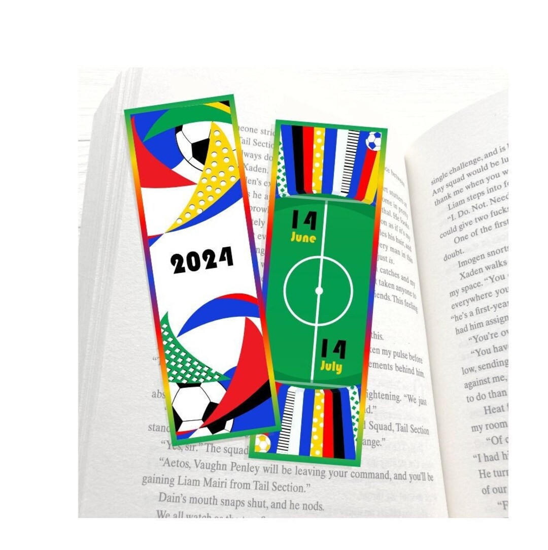 Bookmark or Card European Football Championship 2024. European ...