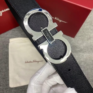 Authentic REVERSIBLE belt Salvatore Gamo Handcrafted Genuine Leather Belt