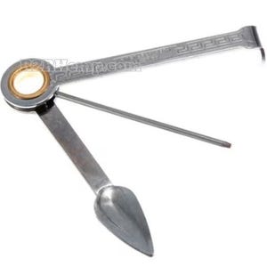 Tobacco pipe cleaner scraper packer tool gift bowl cleaner tool Stainless steel multi function pipe tamper scraper tool