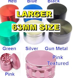 4 Layer Metal herb spice grinder 63mm (2.5 in), with scraper and screen kief seed catcher. cheaper grinder small grinder large grinder