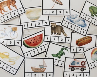 Schede flash sillabe